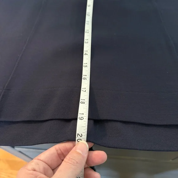 Maeve Anthropologie Navy Blue Women's Skirt Size M Pockets - Picture 6 of 6